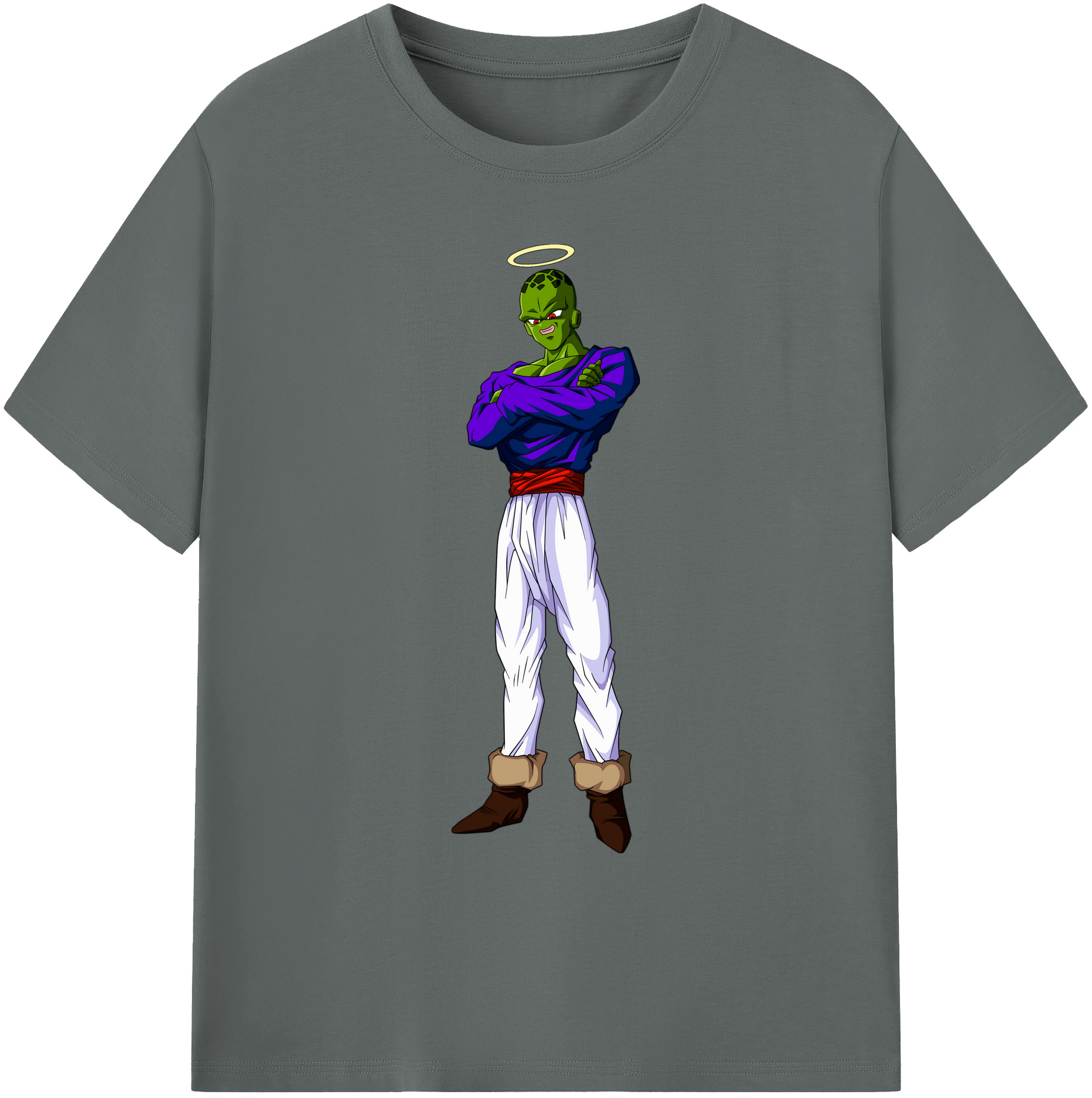（画像用） ドラゴンボール パイクーハン DRAGON BALL Pikkon 綿100％ メンズ半袖Tシャツ｜肌触りやわらか＆通気性